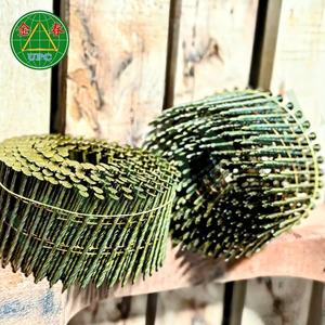 Clous hélicoïdaux en acier au carbone galvanisé à bords tranchants Type de tige à vis Tête à carreaux Style pour palette Best-seller du Vietnam - Product Image 2