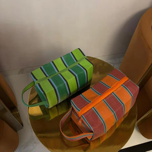 Nylon Recycled Custom Pattern Polypropylene Plastic Cosmetic Toiletry Pouch Fashion Zipper Makeup <b>Bag</b> for Women New Luxury - Product Image 4