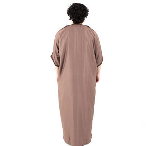 Islamique Musulman Thobes Jubbah Qamis Pour Hommes 2023 Vente En Gros De Haute Qualité Arabe Caftan Caftan - Product Image 3