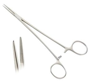 Pinzas Adson para arterias, de acero inoxidable, instrumento quirúrgico hemostático, juego de pinzas de sujeción, duradero, de alta calidad, médico. - Product Image 3