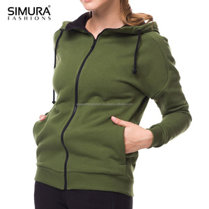Sudadera con Capucha para Mujer SIMURA, 100% Algodón, Informal, con Bolsillos, Color Sólido, para Invierno y Otoño - Product Image 6