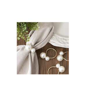 Servilletas de metal de diseño de latón para boda, fiesta, hotel, restaurante, artículos decorativos para comedor - Product Image 1