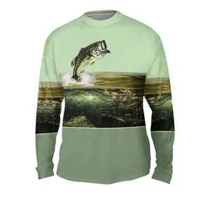 Vente en gros Qualité professionnelle Confortable Respirant Sublimation Maillots de pêche Caractéristique étanche pour adultes Prix économique - Product Image 1