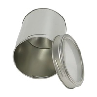 Boîte à thé ronde hermétique avec couvercle en plastique transparent, couleur, taille et logo personnalisables pour l'emballage du thé en feuilles