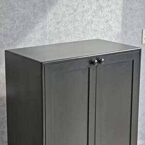 KG68070 Zapatero de 4 Niveles 80x35x90cm de Madera de Caucho Pintado en Negro, Convertible, Extensible, Diseño Minimalista para Muebles del Hogar - Product Image 5