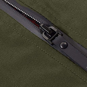 แจ็กเก็ตบอมเบอร์ผู้ชายน้ำหนักเบามีสไตล์ผ้าพรีเมี่ยมคอปกตั้งมีฮู้ดระบายอากาศได้ดีสำหรับฤดูหนาว - Product Image 3