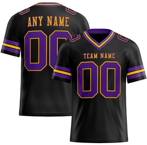 Camiseta de Fútbol Americano OEM 100% Poliéster de Secado Rápido, Tejido de Malla Transpirable, Cuello en V, Manga Corta, Ajuste Atlético - Product Image 4