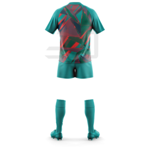 Ropa de Competición de Rugby, Jersey y Pantalones Cortos Estampados con Tela Suave y Transpirable para Prácticas de Equipo y Torneos - Product Image 3