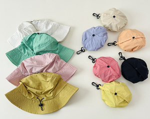 Kid Outdoor Bucket <b>Hat</b> with Hand Embroidery Logo Customizable Colors 100% Cotton Four Seasons Use - Product Image 2