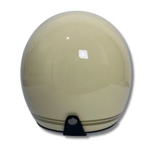 Nouveau casque de moto de haute qualité CRX Bogo-X crème brillant face ouverte doublure en mousse ABS certifié SNI pour adultes - Product Image 3