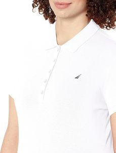 Fitness Drills Women's White Short Sleeve Shirt Cotton Oxford Fabric Compressed Eco-Friendly Normcore/Minimalist Breathable - Product Image 6