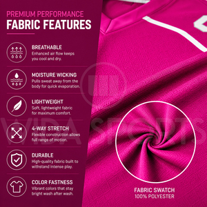 <b>Athletic</b> Lacrosse Uniform Custom Team Jersey Short Front Sublimated Print Breathable Polyester V Neck Sportswear Factory Direct - Product Image 5