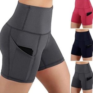 Pantalones Cortos Deportivos para Mujer, Mallas Cortas de Yoga a Prueba de Sentadillas, Cintura Alta, Fitness, Secado Rápido, Entrenamiento de Ciclismo - Product Image 1