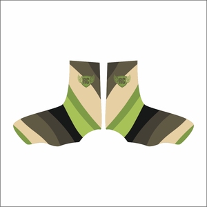 Housses de taquets de football américain solides et personnalisées PURE pour adultes unisexes de grande taille enveloppes sublimées antibactériennes respirantes à séchage rapide - Product Image 3