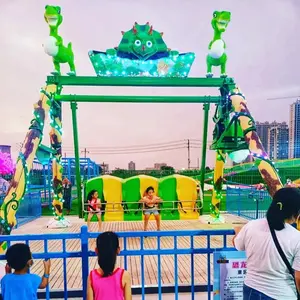 La maggior parte dei popolari interessanti divertimento parco divertimenti giostre all'aperto per bambini swing per bambini 12 posti dinosauro pendolo giostre