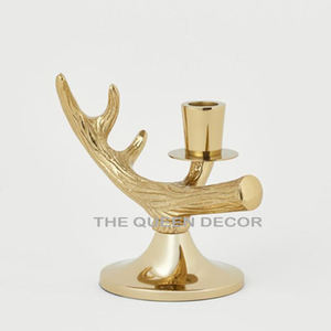 Candelero de aluminio de metal de primera calidad hecho a mano y soporte de decoración personalizada para el diseño del hogar para acento de iluminación de sala de estar - Product Image 2