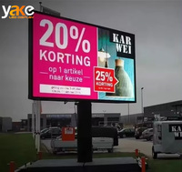 Écran LED extérieur super lumineux pour la publicité, panneau d'affichage étanche P4-P10, tailles personnalisées disponibles