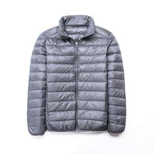 Vestes en duvet d'hiver personnalisées de haute qualité pour hommes Full Zip Up Custom 550 Gsm Polyester Wedding Bubble Jackets USA - Product Image 5