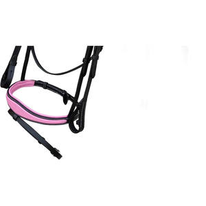 Profesional de alta calidad Durable al aire libre de cuero ecuestre ajustable Color Rosa caballo brida riendas personalización aceptada - Product Image 4