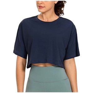 Camisetas Cortas de Moda para Mujer, Estilo Deportivo, para Yoga y Entrenamiento, Talla Grande, Manga Corta, Novedad 2026 - Product Image 4