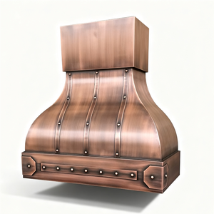 定制法式钟形铜制抽油烟机壁挂式豪华别墅厨房 - Product Image 3