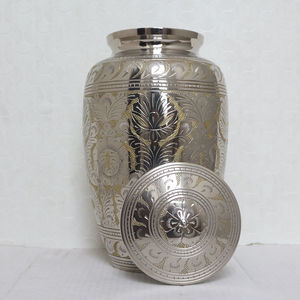 New Arrival Cremation Urn in Attractive Styles for Human <b>Ashes</b> Metal Handcrafted <b>Keepsake</b> Urn in Bulk Quantity by HHO - Product Image 4