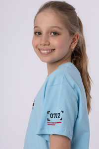 Turkish Brands Wholesale cheap children girls t-shirt & Custom Logo Small Size Hot Sale girls Kids T-Shirt - Product Image 4