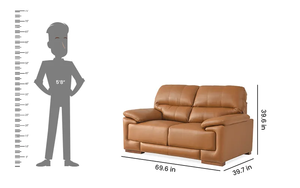 โรยัลแวค เไมอามี่ โซฟาหนังอเมริกัน 2 ที่นั่ง - Product Image 6