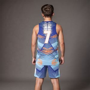 Uniforme de Baloncesto Personalizado de Alta Calidad, Talla Grande, Transpirable, Antibacterial, con Sublimación, Kit de Camiseta - Product Image 6