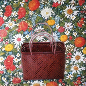 Panier de rangement multifonction en bambou personnalisé tissé à la main écologique Design vintage BB05 Modèle direct Hanoi pour pain de pique-nique - Product Image 1