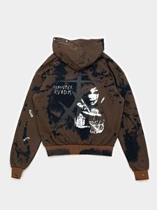 เสื้อสวมหัวมีฮู้ดผ้าถักกันยับออกแบบได้ตามต้องการเสื้อผ้าแนวสตรีทแฟชั่นตัดอัตโนมัติ - Product Image 3