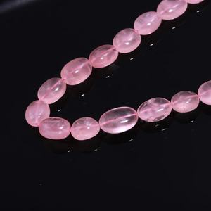 <b>Rose</b> <b>Quartz</b> Smooth Oval Beads, 10x12mm <b>Rose</b> <b>Quartz</b> Oval Beads, Super Quality <b>Rose</b> <b>Quartz</b> Plain Oval Beads for Making Jewelry - Product Image 4