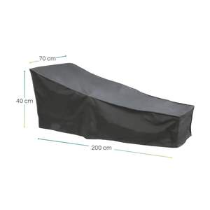 "Lettino prendisole impermeabile Cover-200x70x40 tessuto Cm-210D-protegge lettino" - Product Image 2