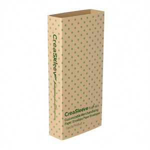 CreaSleeve Kraft 464 Customizable Merchandising Paper <b>Envelopes</b> Fascetta Product - Product Image 2