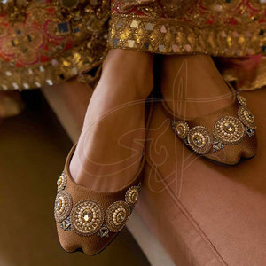 Best Selling Hot Product Women <b>Khussa</b> Fashion Trend Printed Anti-Slippery High Quality Customizable Low MOQ New Design - Product Image 4