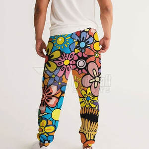 Joggers holgados sublimados al por mayor recién llegados, Joggers holgados sublimados rectos de estilo único - Product Image 4