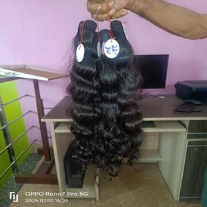 Extensiones de cabello virgen indio Remy, ondas elegantes, ondulado profundo, 14-30 pulgadas, tipo de pelucas tejidas a mano - Product Image 1
