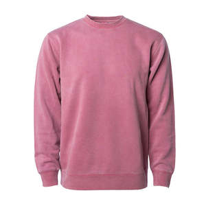 Byval Sweat-shirts à capuche pour hommes en coton 100% à manches longues, couleur unie, col rond, taille plus, très vendus - Product Image 1