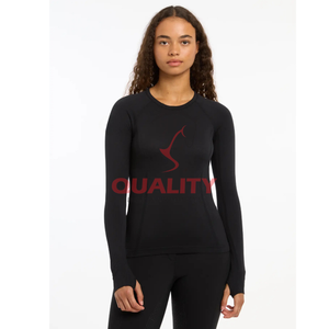 Chemise équestre pour femmes été respirant léger stretch haut d'équitation évacuant l'humidité vêtements de sport élégants hauts - Product Image 1