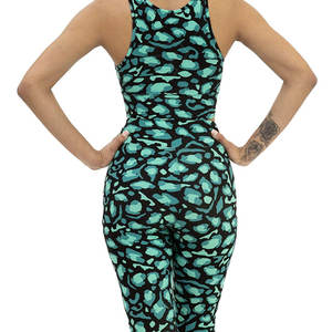 Conjunto de Yoga para Mujer de Talla Grande, Color Sólido, Marca Privada, Ropa Deportiva de Dos Piezas, 100% Algodón, Cintura Elástica, Transpirable, de Secado Rápido - Product Image 6