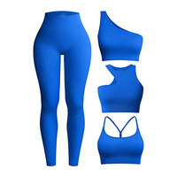 Ensemble de sport pour femmes grande taille, vêtements de sport, leggings deux pièces, ensembles de yoga, OEM personnalisé, DHL FedEx