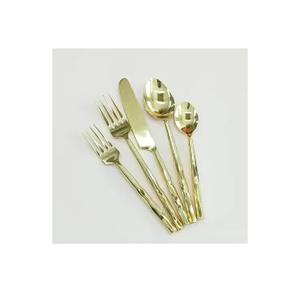 Juego de cubiertos ecológico de color dorado fabricado a un precio razonable, juego de cubiertos de la mejor calidad con esmalte a bajo costo - Product Image 1