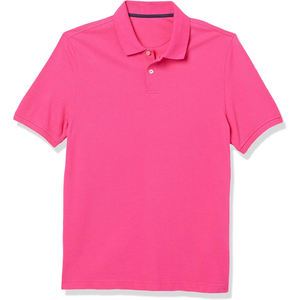 Chemise décontractée pour homme à manches courtes, coupe ample, couleur unie, en polyester/coton tricoté sur mesure, écologique, pour l'été - Product Image 1