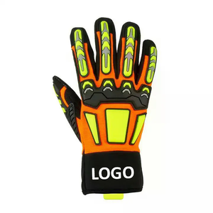 Guantes de mecánico de cuero TPR de calidad superior MOQ bajo último diseño protección de manos y brazos - Product Image 2
