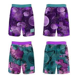 Uniforme de Baloncesto Reversible Antibacteriano Personalizado con Nombre y Número Impresos, Nombre del Equipo Personalizado - 100% Poliéster para Adultos Unisex - Product Image 3