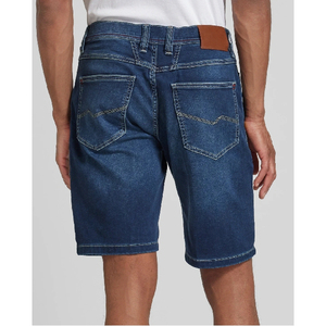 Summer New <b>Men's</b> High Streetwear Fashion Stretch Casual Denim Shorts Blue Black Canvas Fabric <b>Jeans</b> Shortwear for <b>men</b> for sale - Product Image 4