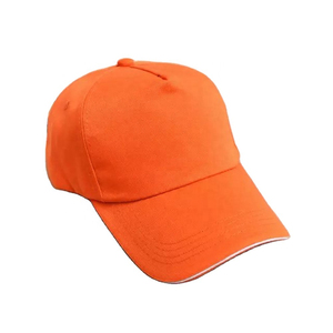 classic Wholesale Caps Manufacturers Raised Embroidery Cotton 5 Panel a Frame Baseball Cap with Adjustable Strap High Quality - Product Image 3