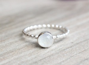 แหวนเงินทำด้วยมือสไตล์ Boho เครื่องประดับ925สเตอร์ลิงเงินมูนสโตนอัญมณียอดนิยมเครื่องประดับสำหรับผู้หญิงของขวัญสำหรับผู้หญิงสำหรับเธอ - Product Image 4