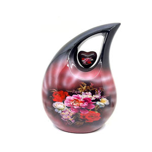 Logo personnalisé et finition disponibles pour des urnes de crémation en forme de larme de bonne qualité/urnes de cendres commémoratives au prix le plus bas - Product Image 1