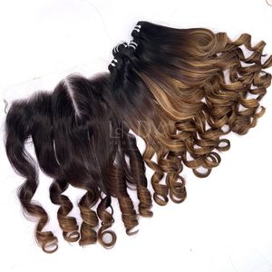 Extensions de cheveux fins de haute qualité pour bébés avec frontal et mèches pour la confection de perruques - Product Image 1